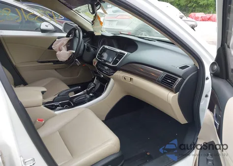 2016 Honda Accord Ex-L from USA, damaged, VIN 1HGCR2F84GA007681